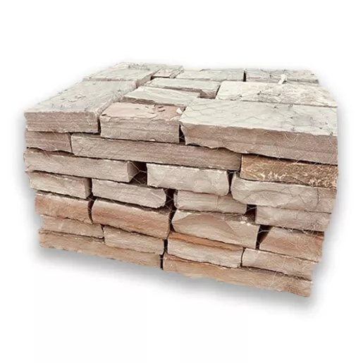 Building Stone Oklahoma Blue Chopped Ashlar Squares and Rectangles