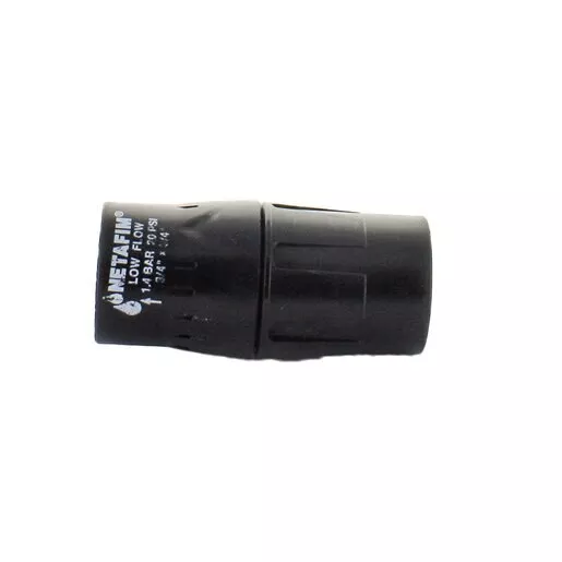 Netafim Low Flow Pressure Regulator Inline 0.25-4.4 GPM 3/4 in. FIPT x FIPT 20 PSI
