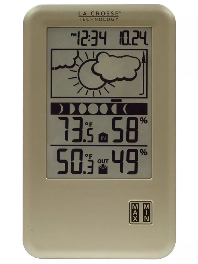Wireless Forecast Station with Moon Phase